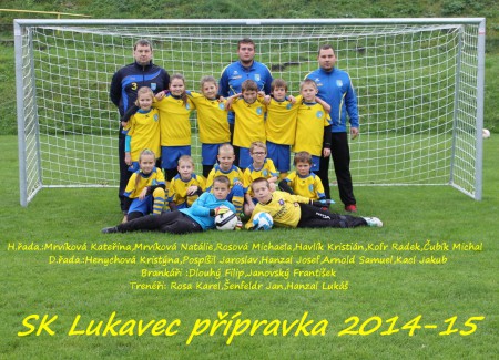 Přípravná utkání přípravky SK Lukavec březen, duben 2015.
